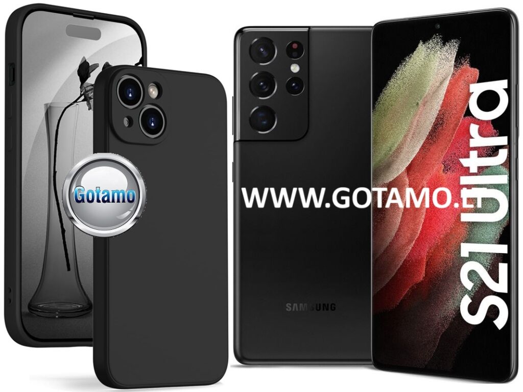 B-Soft Plus dėklas Samsung Galaxy S21 Ultra 5G mobiliajam juodos spalvos