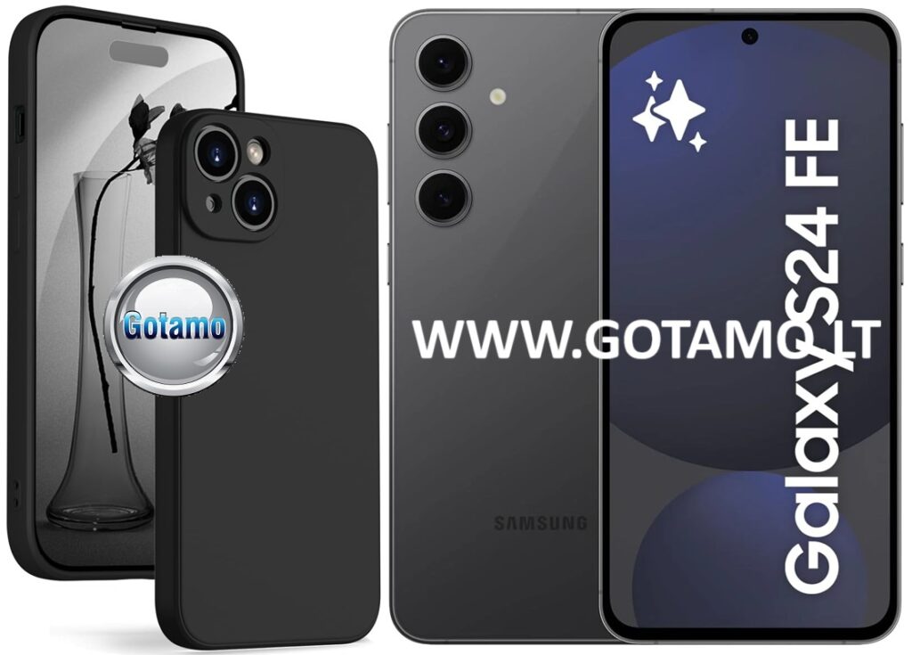 B-Soft Plus dėklas Samsung Galaxy S24 FE juodos spalvos