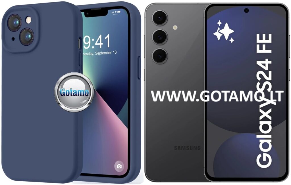 B-Soft Plus dėklas Samsung Galaxy S24 FE mėlynos spalvos