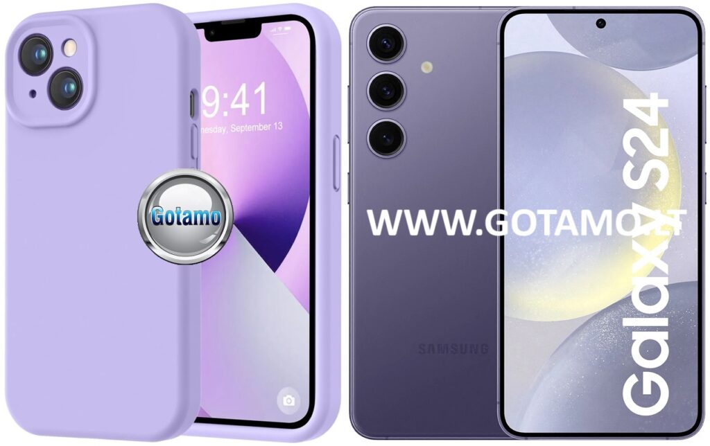 B-Soft Plus dėklas Samsung Galaxy S24 mobiliajam levandų spalvos