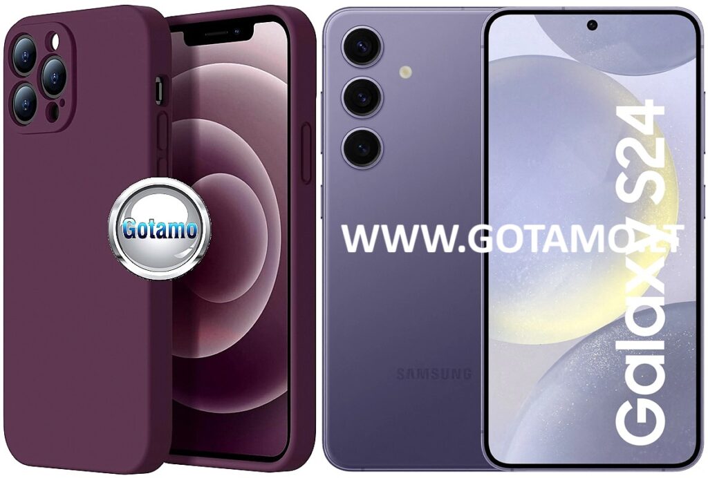 B-Soft Plus dėklas Samsung Galaxy S24 mobiliajam violetinės spalvos