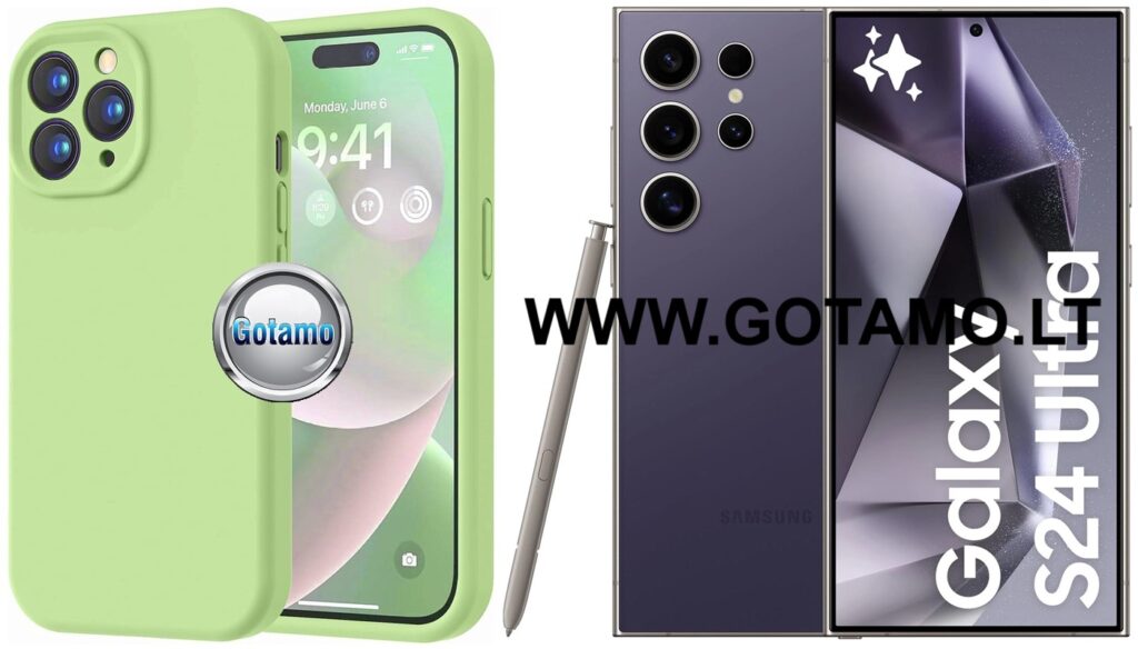 B-Soft Plus dėklas Samsung Galaxy S24 Ultra žalios spalvos