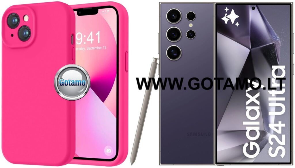 B-Soft Plus dėklas Samsung Galaxy S24 Ultra rožinės spalvos