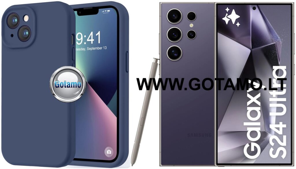 B-Soft Plus dėklas Samsung Galaxy S24 Ultra mėlynos spalvos