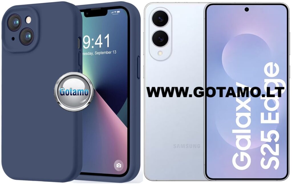B-Soft Plus dėklas Samsung Galaxy S25 Edge mėlynos spalvos