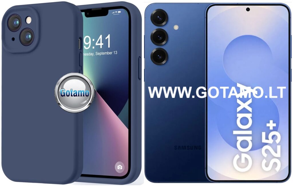 B-Soft Plus dėklas Samsung Galaxy S25 Plus mėlynos spalvos