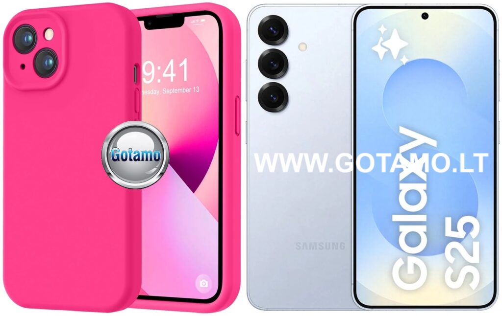 B-Soft Plus dėklas Samsung Galaxy S25 rožinės spalvos