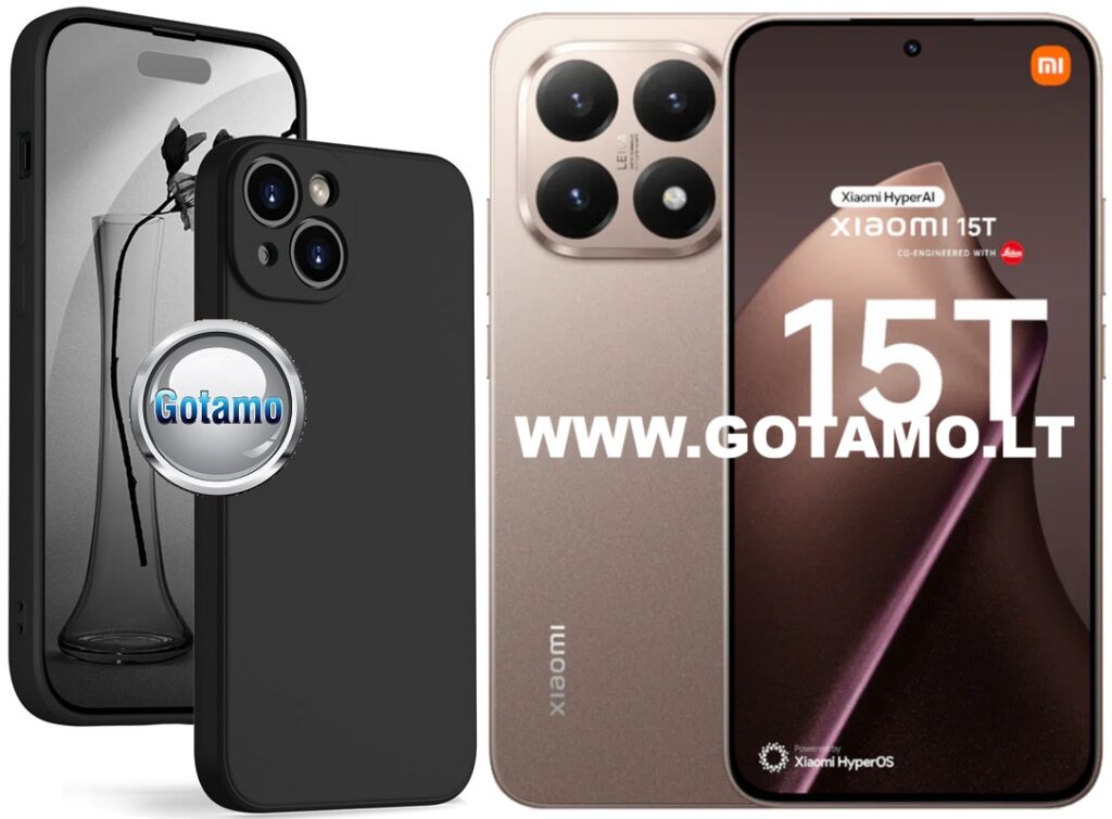 B-Soft Plus dėklas nugarėlė Xiaomi 15T – juodas