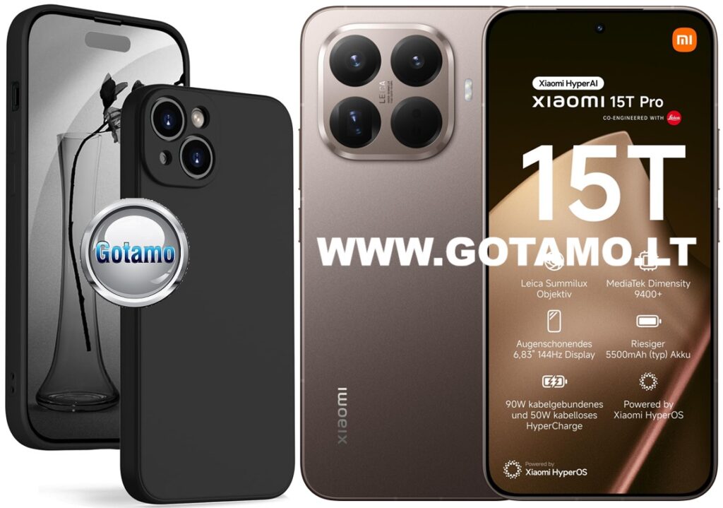 B-Soft Plus dėklas nugarėlė Xiaomi 15T Pro – juodas