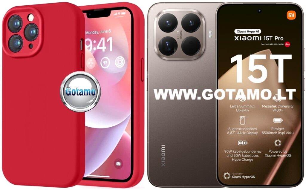 B-Soft Plus dėklas nugarėlė Xiaomi 15T Pro – raudonas