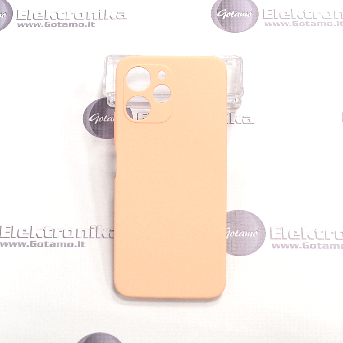 B-Soft Plus dėklas nugarėlė Xiaomi Redmi 12, Xiaomi Redmi 12 5G mobiliesiems telefonams šviesiai oranžinės spalvos 2 B-Soft Plus dėklas nugarėlė Xiaomi Redmi 12, Xiaomi Redmi 12 5G mobiliesiems telefonams šviesiai oranžinės spalvos - Image 2