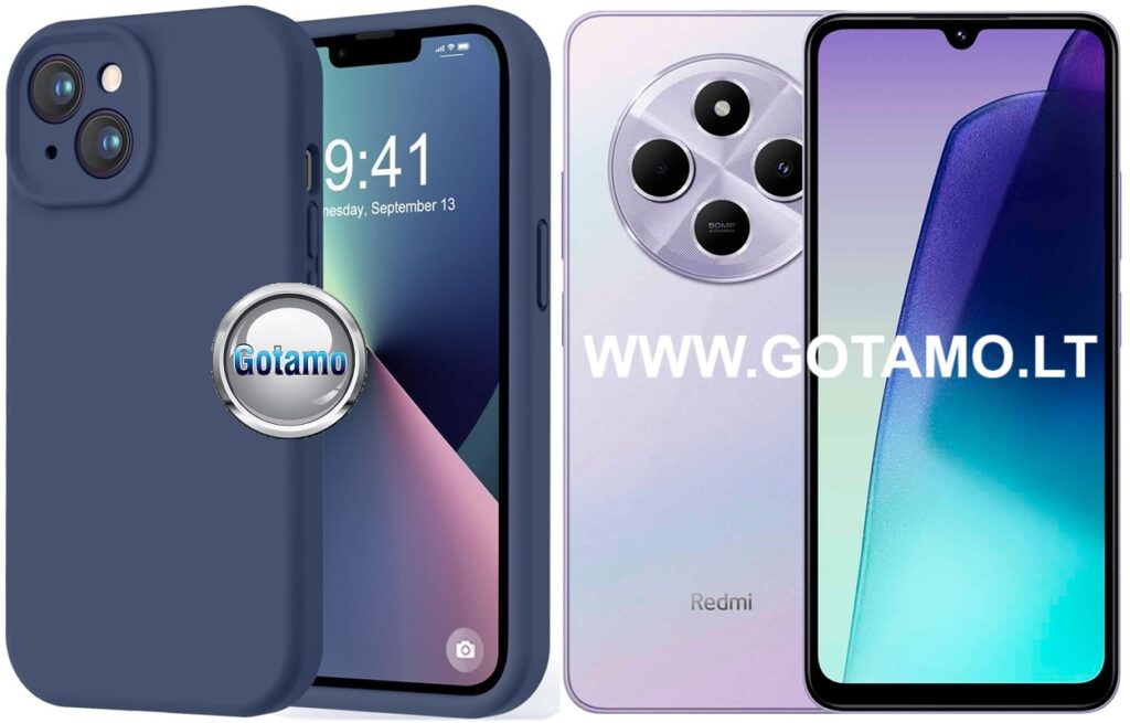 B-Soft Plus dėklas nugarėlė Xiaomi Redmi 14C, Xiaomi Redmi A4, Xiaomi Poco C75, Xiaomi Poco C75 5G telefonams tamsiai mėlynos spalvos