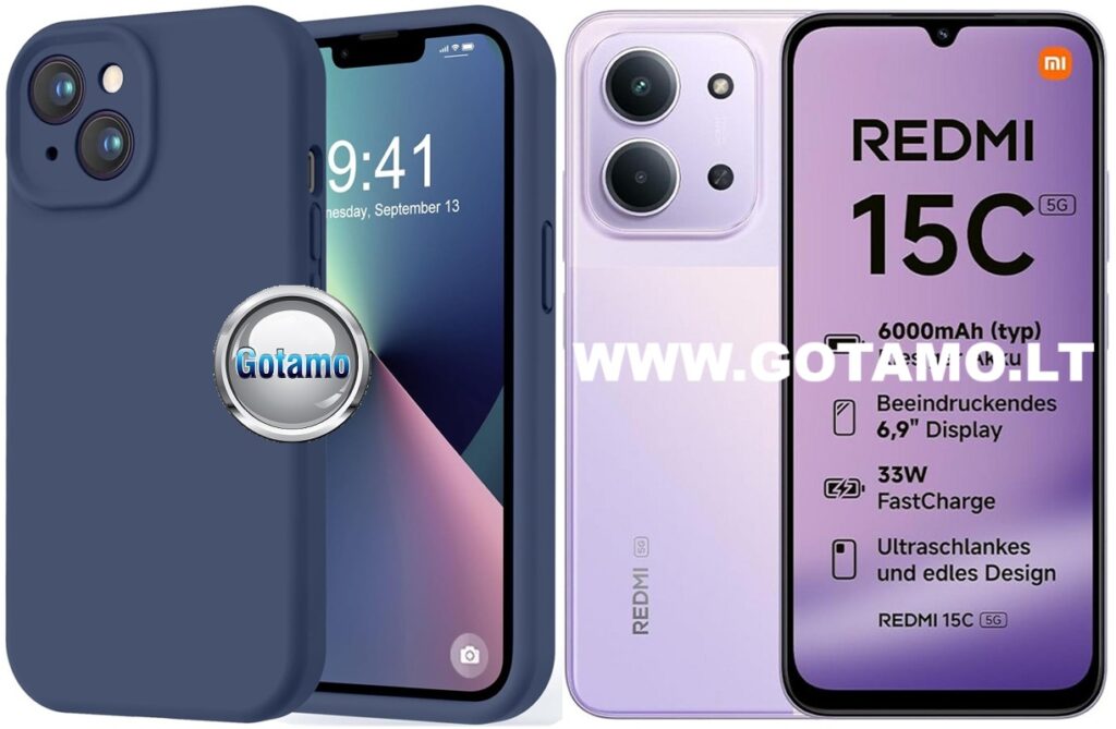 B-Soft Plus dėklas nugarėlė Xiaomi Redmi 15C 5G – tamsiai mėlynas