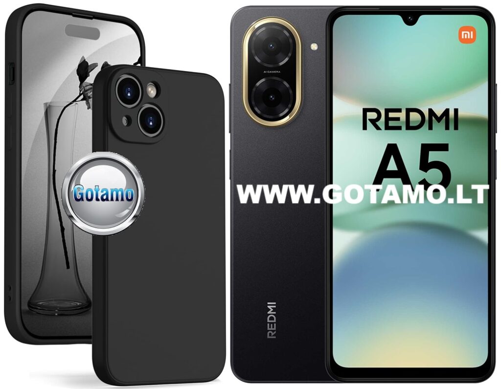 B-Soft Plus dėklas nugarėlė Xiaomi Redmi A5 4G, Xiaomi Poco C71 telefonams juodos spalvos