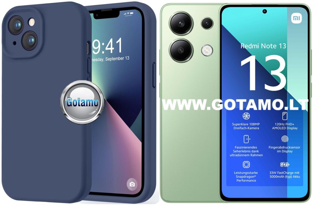 B-Soft Plus dėklas nugarėlė Xiaomi Redmi Note 13 4G mobiliajam telefonui tamsiai mėlynos spalvos
