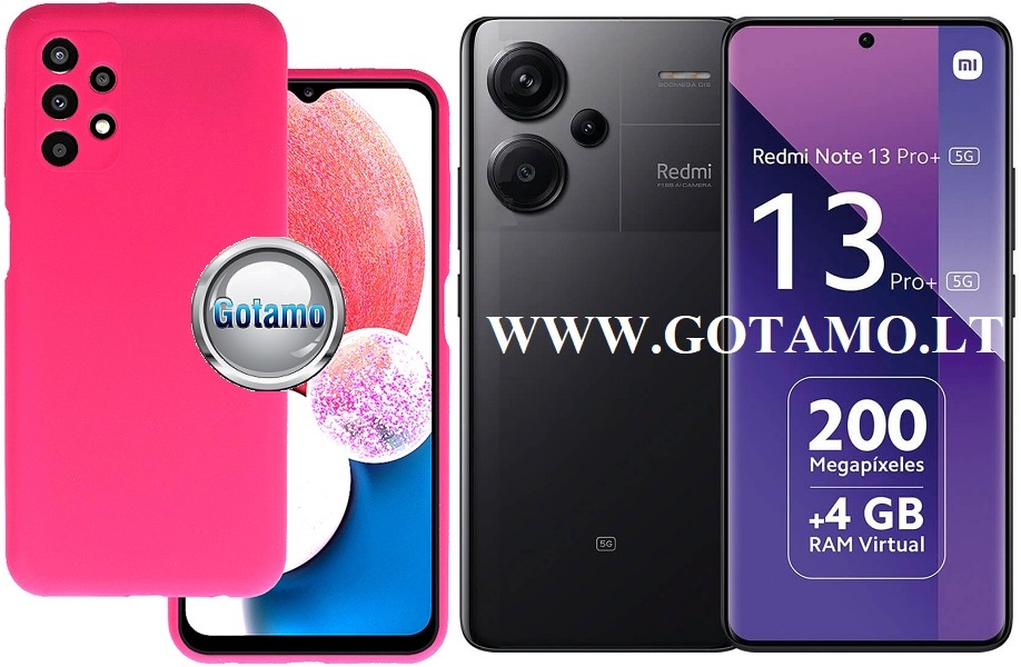 B-Soft Plus dėklas nugarėlė Xiaomi Redmi Note 13 Pro Plus mobiliajam telefonui bordo spalvos