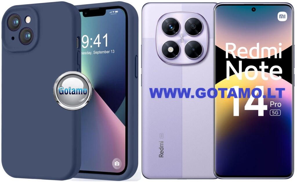 B-Soft Plus dėklas nugarėlė Xiaomi Redmi Note 14 Pro 5G, Xiaomi Poco X7 telefonams tamsiai mėlynos spalvos