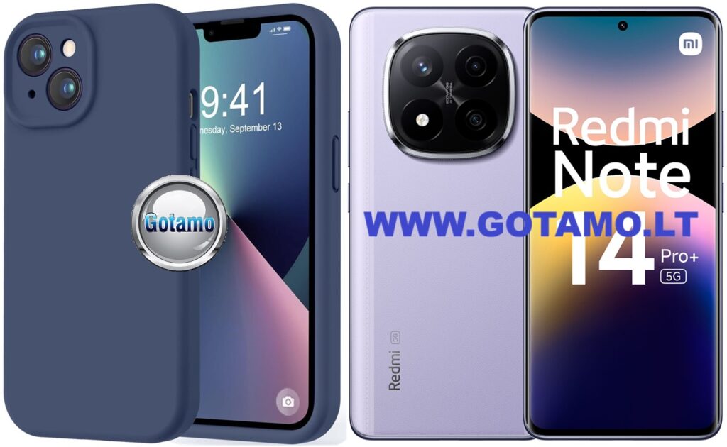 B-Soft Plus dėklas nugarėlė Xiaomi Redmi Note 14 Pro Plus 5G telefonui tamsiai mėlynos spalvos