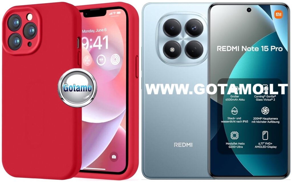 B-Soft Plus dėklas nugarėlė Xiaomi Redmi Note 15 Pro 4G – raudonas
