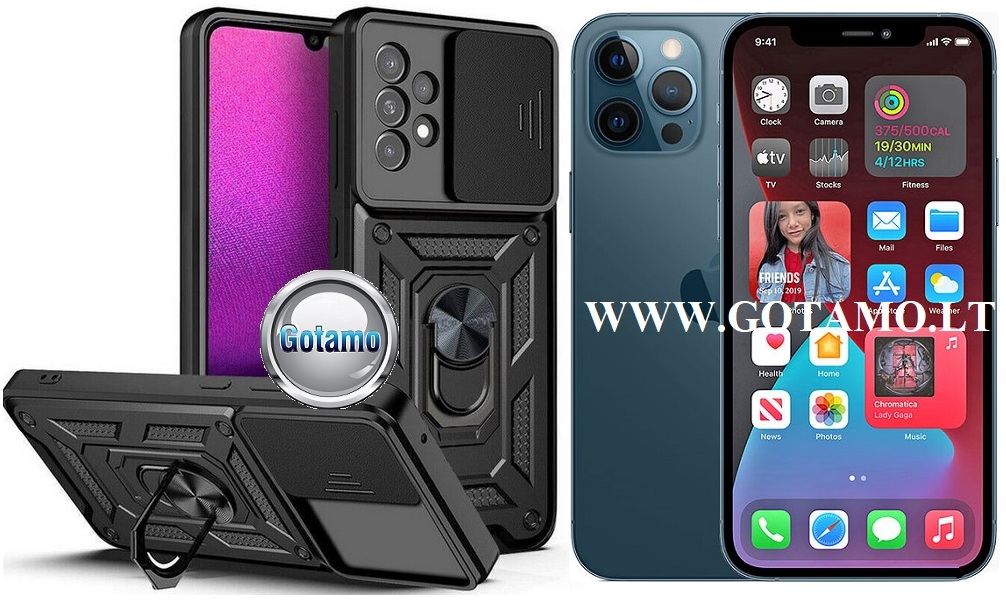 B ultra deklas sarvai Apple iPhone 12 pro juodos