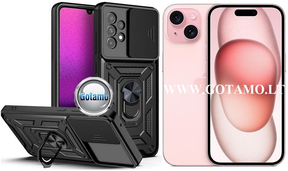 B ultra deklas sarvai Apple iPhone 15 juodos
