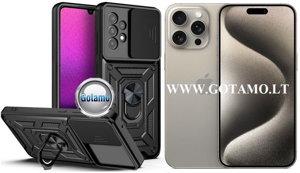 B ultra deklas sarvai Apple iPhone 15 pro max juodos