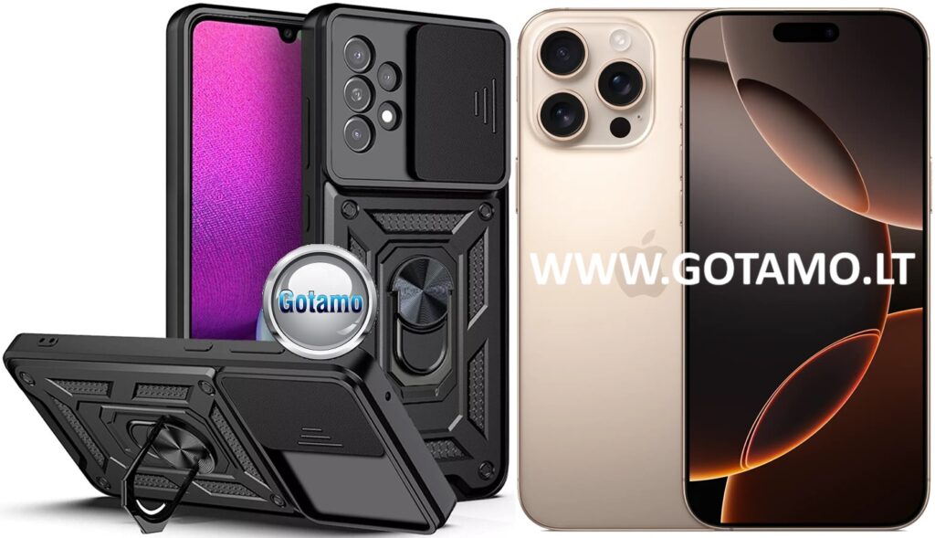 B ultra deklas sarvai Apple iPhone 16 pro max juodos