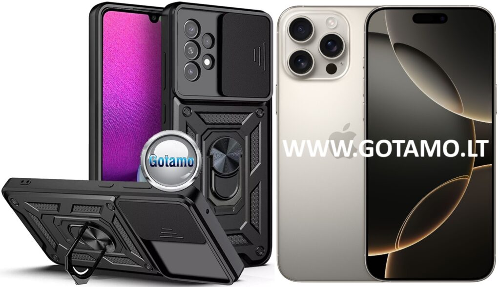 B ultra deklas sarvai Apple iPhone 16 pro juodos
