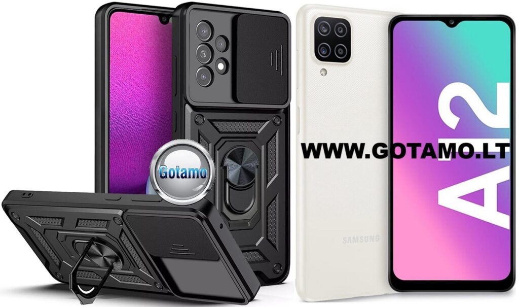 B-Ultra dėklas Samsung Galaxy A12 juodos spalvos