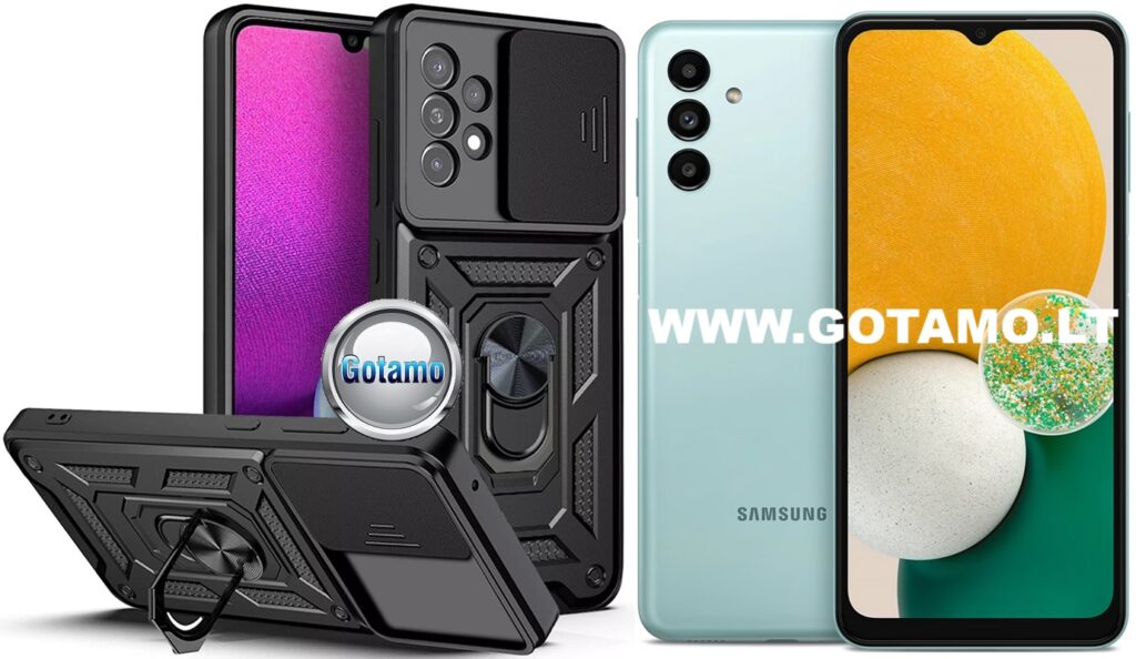 B-Ultra dėklas Samsung Galaxy A13 5G juodos spalvos
