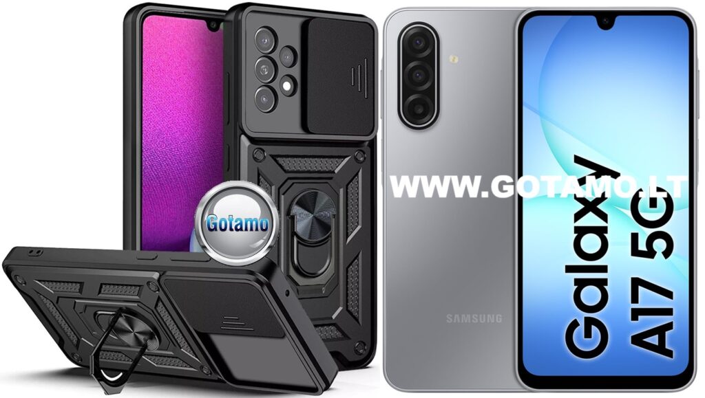 B-Ultra dėklas Samsung Galaxy A17 juodos spalvos