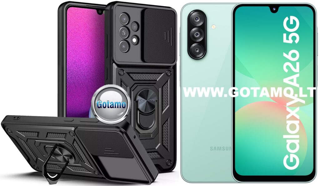 B-Ultra dėklas Samsung Galaxy A26 juodos spalvos