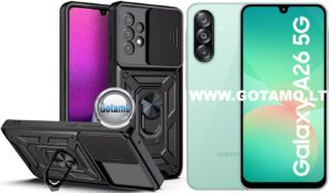 B-Ultra dėklas Samsung Galaxy A26 juodos spalvos