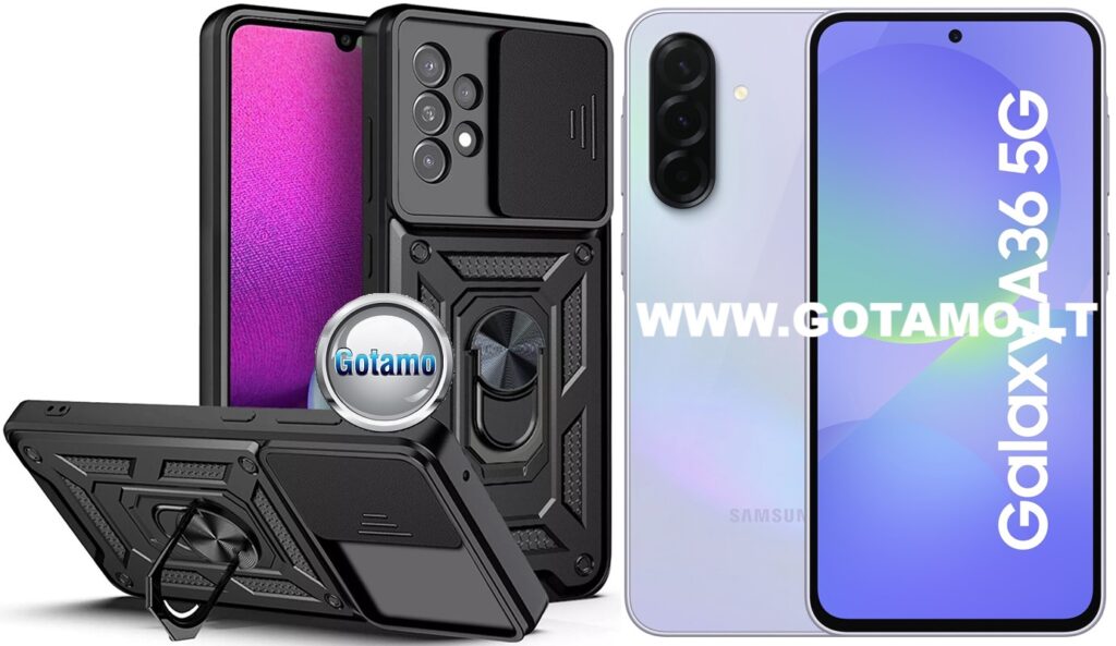 B-Ultra dėklas Samsung Galaxy A36 juodos spalvos