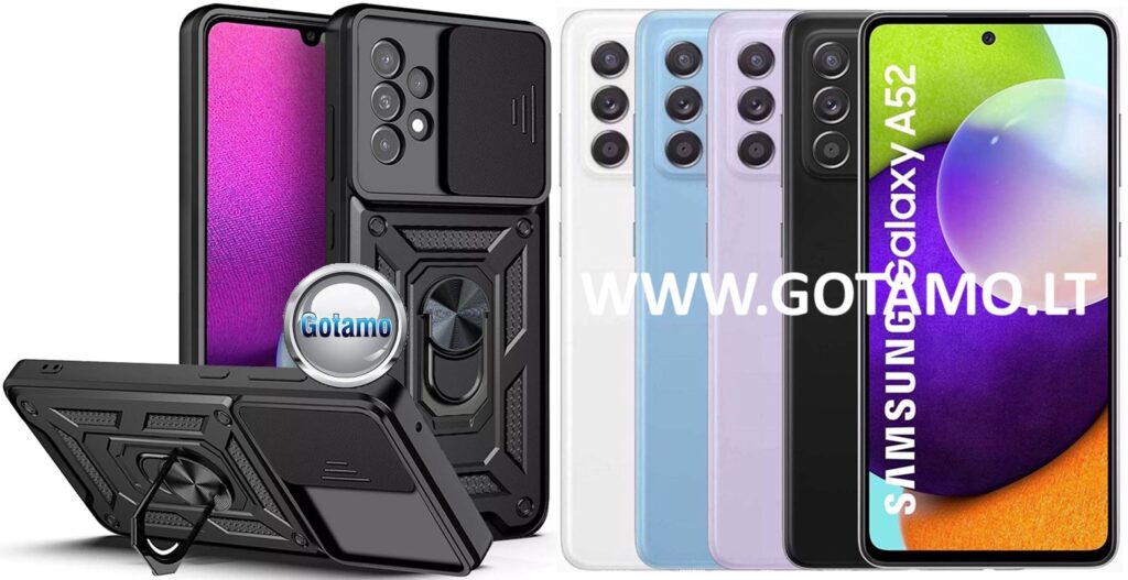 B-Ultra dėklas Samsung Galaxy A52s 5G juodos spalvos