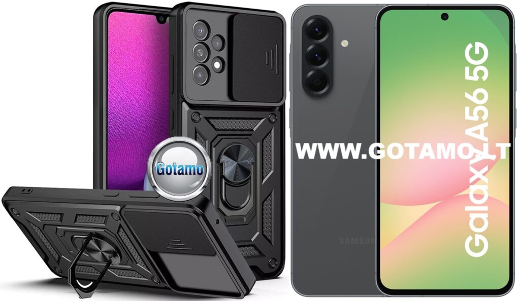 B-Ultra dėklas Samsung Galaxy A56 juodos spalvos