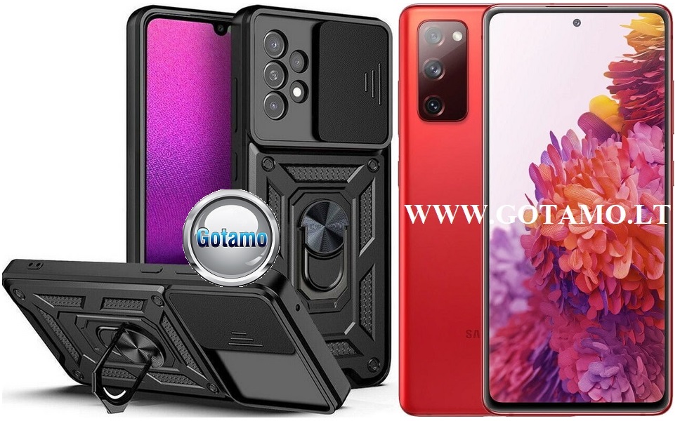 B-Ultra dėklas Samsung Galaxy S20 FE mobiliajam juodos spalvos