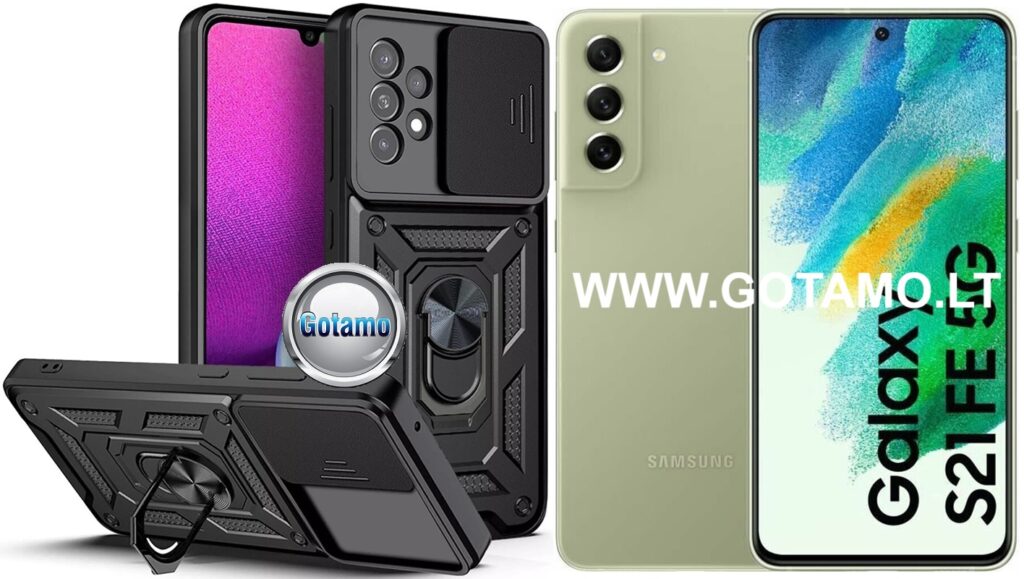 B-Ultra dėklas Samsung Galaxy S21 FE 5G juodos spalvos