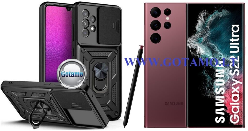 B-Ultra dėklas Samsung Galaxy S22 Ultra 5G mobiliajam juodos spalvos