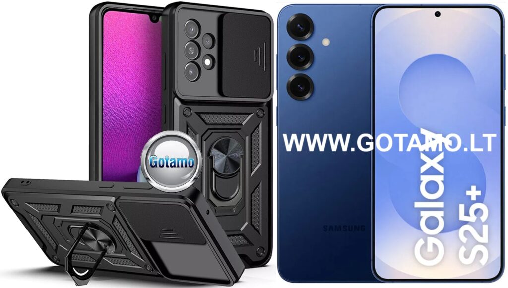 B-Ultra dėklas Samsung Galaxy S25 Plus juodos spalvos