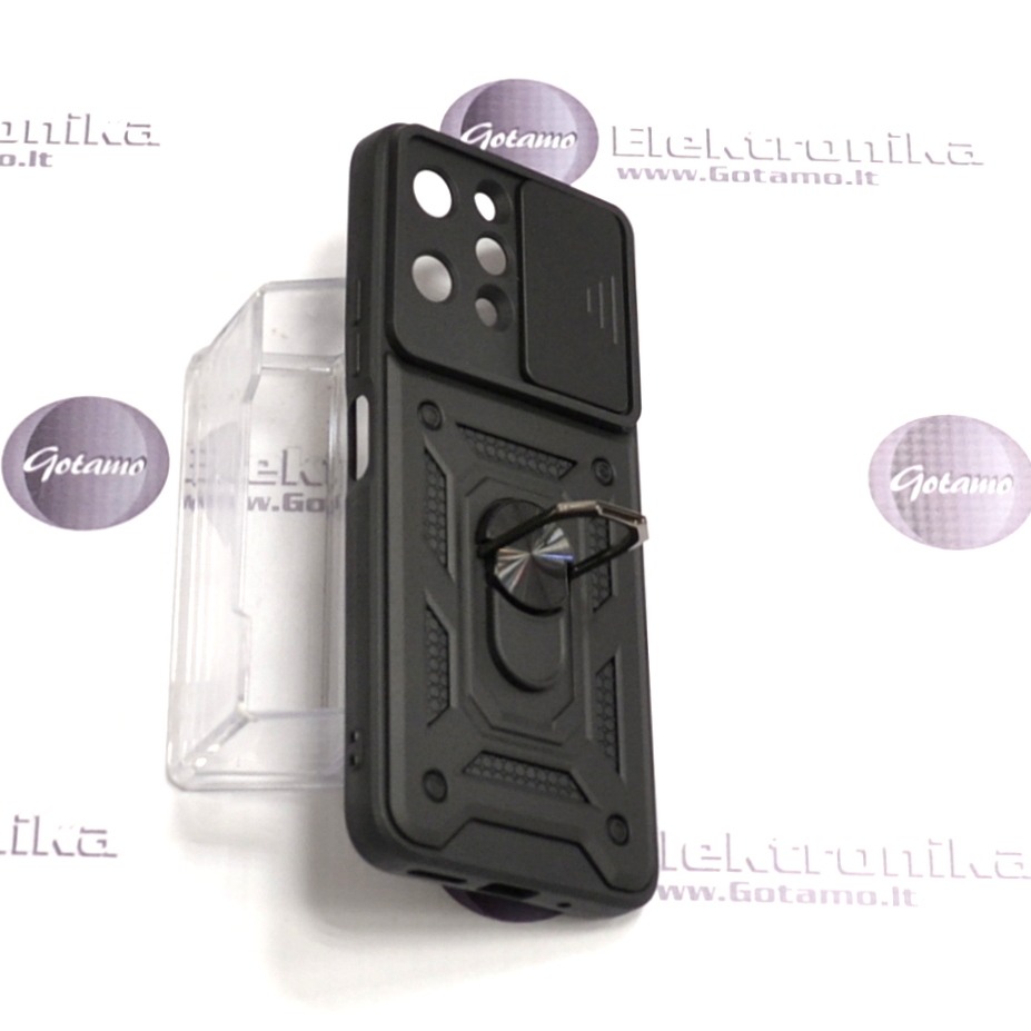 B-Ultra dėklas nugarėlė šarvai Xiaomi Redmi 12, Xiaomi Redmi 12 5G mobiliesiems telefonams juodos spalvos 5 B-Ultra dėklas nugarėlė šarvai Xiaomi Redmi 12, Xiaomi Redmi 12 5G mobiliesiems telefonams juodos spalvos - Image 5