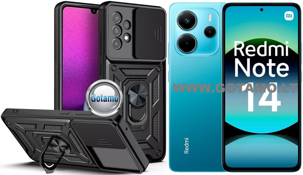 B-Ultra dėklas nugarėlė šarvai Xiaomi Redmi Note 14 4G telefonui