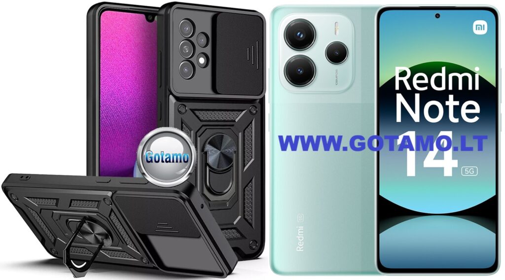 B-Ultra dėklas nugarėlė šarvai Xiaomi Redmi Note 14 5G telefonui