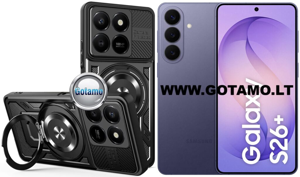 B-Ultra MagSafe dėklas Samsung Galaxy S26 Plus juodos spalvos