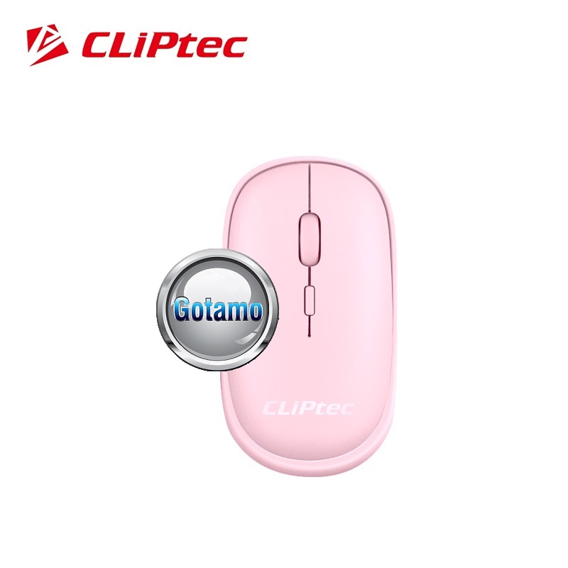 Begarsė bevielė pelė Cliptec Xilent pastelinės rožinės spalvos 5 Begarsė bevielė pelė Cliptec Xilent pastelinės rožinės