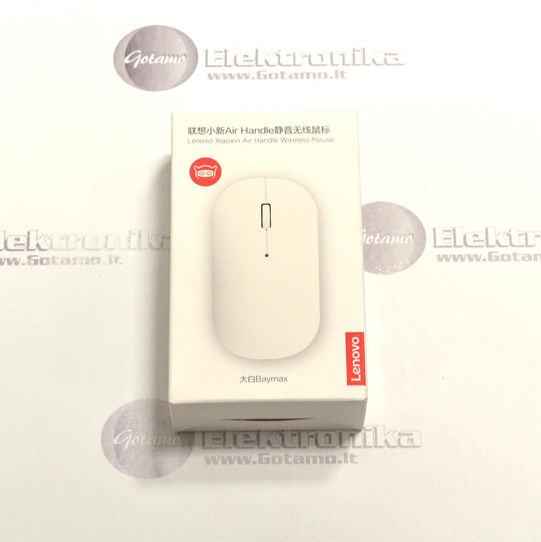Bevielė pelė Lenovo Air Handle baltos spalvos begarsė 2 Bevielė pelė Lenovo