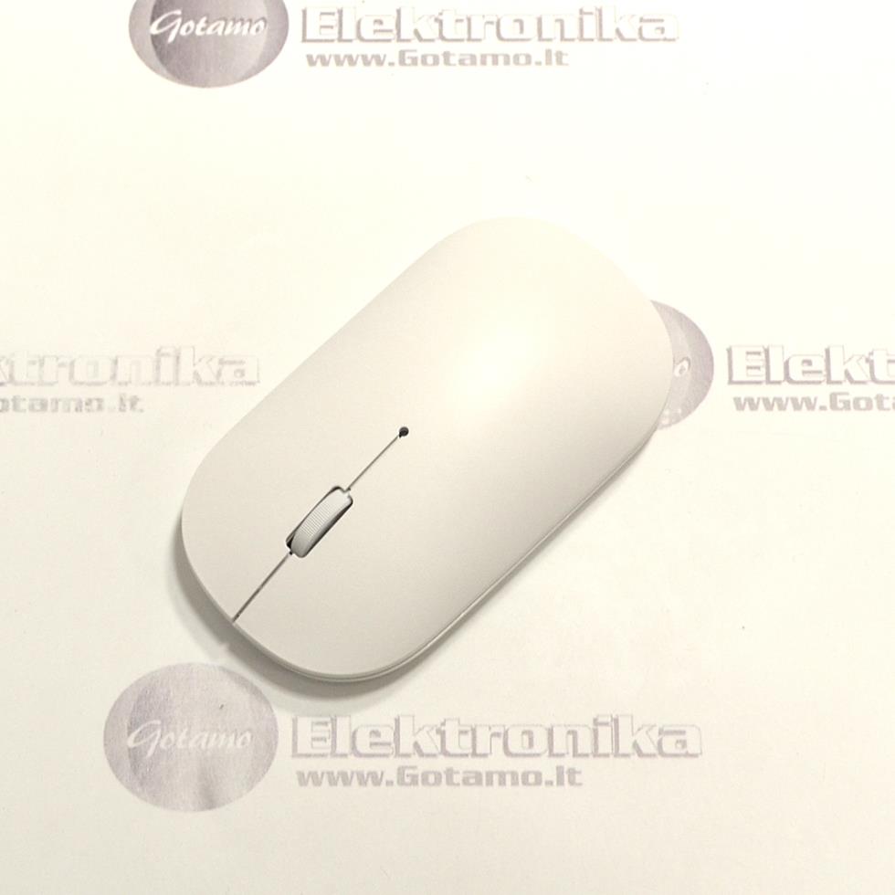 Bevielė pelė Lenovo Air Handle baltos spalvos begarsė 5 Bevielė pelė Lenovo