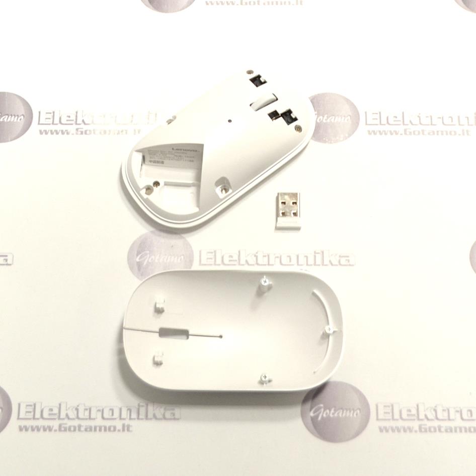Bevielė pelė Lenovo Air Handle baltos spalvos begarsė 6 Bevielė pelė Lenovo