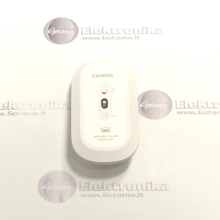 Bevielė pelė Lenovo Air Handle baltos spalvos begarsė 7 Bevielė pelė Lenovo