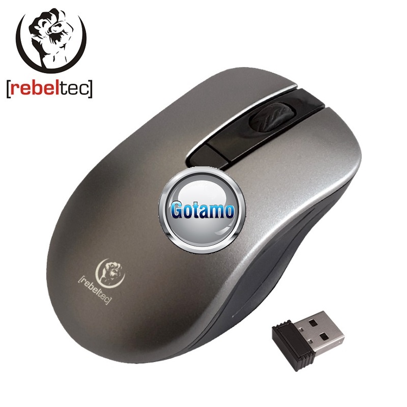 Bevielė pelė RebelTec Star sidabro spalvos 4 Bevielė pelė RebelTec Star sidabro